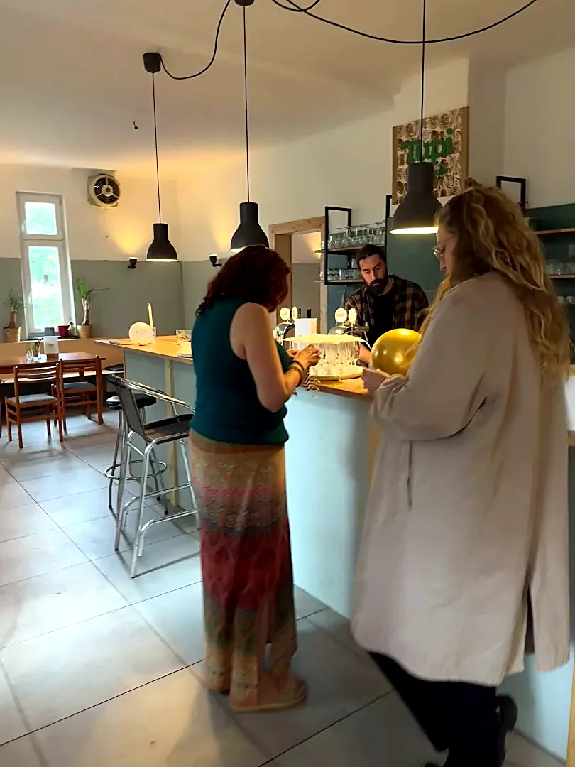 Tupi im Goatn — Zusammenkommen