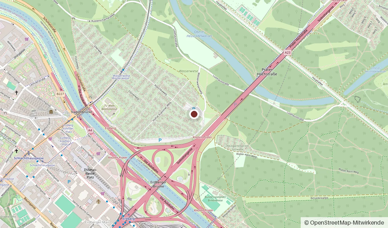 Karte: Wasserwiesenweg 1, 1020 Wien